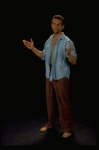 Brian Mitchell in a scene from the Broadway production of the musical "Kiss Of The Spider Woman." (New York)