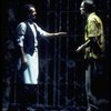 Howard McGillin (L) in a scene from the Broadway production of the musical "Kiss Of The Spider Woman." (New York)