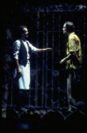 Howard McGillin (L) in a scene from the Broadway production of the musical "Kiss Of The Spider Woman." (New York)