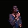 Singer Lena Horne performing a number from her one-woman Broadway show "Lena Horne: The Lady And Her Music." (New York)