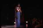 Singer Lena Horne performing a number from her one-woman Broadway show "Lena Horne: The Lady And Her Music." (New York)