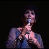 Singer Lena Horne performing a number from her one-woman Broadway show "Lena Horne: The Lady And Her Music." (New York)