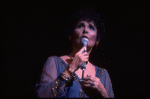 Singer Lena Horne performing a number from her one-woman Broadway show "Lena Horne: The Lady And Her Music." (New York)