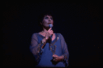 Singer Lena Horne performing a number from her one-woman Broadway show "Lena Horne: The Lady And Her Music." (New York)