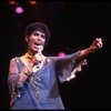 Singer Lena Horne performing a number from her one-woman Broadway show "Lena Horne: The Lady And Her Music." (New York)