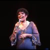 Singer Lena Horne performing a number from her one-woman Broadway show "Lena Horne: The Lady And Her Music." (New York)