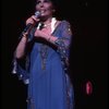 Singer Lena Horne performing a number from her one-woman Broadway show "Lena Horne: The Lady And Her Music." (New York)