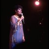 Singer Lena Horne performing a number from her one-woman Broadway show "Lena Horne: The Lady And Her Music." (New York)