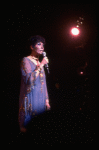 Singer Lena Horne performing a number from her one-woman Broadway show "Lena Horne: The Lady And Her Music." (New York)