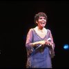 Singer Lena Horne performing a number from her one-woman Broadway show "Lena Horne: The Lady And Her Music." (New York)