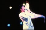 Singer Lena Horne performing a number from her one-woman Broadway show "Lena Horne: The Lady And Her Music." (New York)
