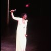 Singer Lena Horne performing a number from her one-woman Broadway show "Lena Horne: The Lady And Her Music." (New York)