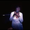 Singer Lena Horne performing a number from her one-woman Broadway show "Lena Horne: The Lady And Her Music." (New York)
