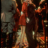 Actors Jane Krakowski and Michael Jeter dancing in scene from the play "Grand Hotel".