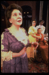 L-R) Maureen Stapleton, Ann Talman, Tom Aldredge and Novella Nelson in a scene from the Broadway revival of the play "The Little Foxes." (New York)