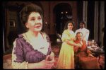 L-R) Maureen Stapleton, Ann Talman, Tom Aldredge and Novella Nelson in a scene from the Broadway revival of the play "The Little Foxes." (New York)