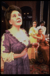 L-R) Maureen Stapleton, Ann Talman, Tom Aldredge and Novella Nelson in a scene from the Broadway revival of the play "The Little Foxes." (New York)