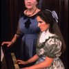 L-R) Maureen Stapleton and Ann Talman in a scene from the Broadway revival of the play "The Little Foxes." (New York)