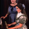 L-R) Maureen Stapleton and Ann Talman in a scene from the Broadway revival of the play "The Little Foxes." (New York)