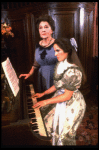 L-R) Maureen Stapleton and Ann Talman in a scene from the Broadway revival of the play "The Little Foxes." (New York)