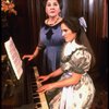 L-R) Maureen Stapleton and Ann Talman in a scene from the Broadway revival of the play "The Little Foxes." (New York)