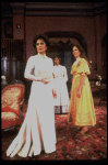 L-R) Elizabeth Taylor, Novella Nelson and Ann Talman in a scene from the Broadway revival of the play "The Little Foxes." (New York)