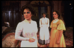 L-R) Elizabeth Taylor, Novella Nelson and Ann Talman in a scene from the Broadway revival of the play "The Little Foxes." (New York)