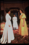 L-R) Elizabeth Taylor, Novella Nelson and Ann Talman in a scene from the Broadway revival of the play "The Little Foxes." (New York)