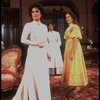 L-R) Elizabeth Taylor, Novella Nelson and Ann Talman in a scene from the Broadway revival of the play "The Little Foxes." (New York)