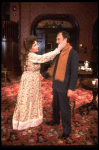 Ann Talman and Tom Aldredge in a scene from the Broadway revival of the play "The Little Foxes." (New York)