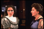 L-R) AnnTalman and Maureen Stapleton in a scene from the Broadway revival of the play "The Little Foxes." (New York)