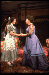 L-R) AnnTalman and Maureen Stapleton in a scene from the Broadway revival of the play "The Little Foxes." (New York)