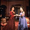 L-R) Elizabeth Taylor and Maureen Stapleton in a scene from the Broadway revival of the play "The Little Foxes." (New York)