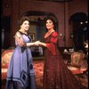 R-L) Elizabeth Taylor and Maureen Stapleton in a scene from the Broadway revival of the play "The Little Foxes." (New York)
