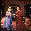L-R) Maureen Stapleton and Elizabeth Taylor in a scene from the Broadway revival of the play "The Little Foxes." (New York)