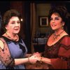 L-R) Maureen Stapleton and Elizabeth Taylor in a scene from the Broadway revival of the play "The Little Foxes." (New York)