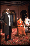 L-R) Joe Seneca, Tom Aldredge and Novella Nelson  in a scene from the Broadway revival of the play "The Little Foxes." (New York)