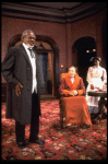 L-R) Joe Seneca, Tom Aldredge and Novella Nelson  in a scene from the Broadway revival of the play "The Little Foxes." (New York)