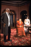 L-R) Joe Seneca, Tom Aldredge and Novella Nelson  in a scene from the Broadway revival of the play "The Little Foxes." (New York)