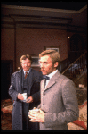 L-R) Joe Ponazecki and Dennis Christopher in a scene from the Broadway revival of the play "The Little Foxes." (New York)