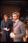 L-R) Joe Ponazecki and Dennis Christopher in a scene from the Broadway revival of the play "The Little Foxes." (New York)