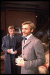 L-R) Joe Ponazecki and Dennis Christopher in a scene from the Broadway revival of the play "The Little Foxes." (New York)