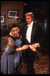 L-R) Maureen Stapleton, Ann Talman and Joe Ponazecki in a  scene from the Broadway revival of the play "The Little Foxes." (New York)
