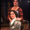 T-B) Elizabeth Taylor and Ann Talman in a  scene from the Broadway revival of the play "The Little Foxes." (New York)