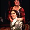 T-B) Elizabeth Taylor and Ann Talman in a  scene from the Broadway revival of the play "The Little Foxes." (New York)
