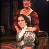 T-B) Elizabeth Taylor and Ann Talman in a  scene from the Broadway revival of the play "The Little Foxes." (New York)