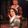 T-B) Elizabeth Taylor and Ann Talman in a  scene from the Broadway revival of the play "The Little Foxes." (New York)