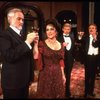 L-R) Ann Talman, Humbert Allen Astredo, Elizabeth Taylor, Dennis Christopher, Anthony Zerbe and Joe Ponazecki in a  scene from the Broadway revival of the play "The Little Foxes." (New York)