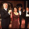 L-R) Ann Talman, Humbert Allen Astredo, Elizabeth Taylor, Dennis Christopher, Anthony Zerbe and Joe Ponazecki in a  scene from the Broadway revival of the play "The Little Foxes." (New York)