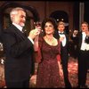 L-R) Ann Talman, Humbert Allen Astredo, Elizabeth Taylor, Dennis Christopher, Anthony Zerbe and Joe Ponazecki in a  scene from the Broadway revival of the play "The Little Foxes." (New York)